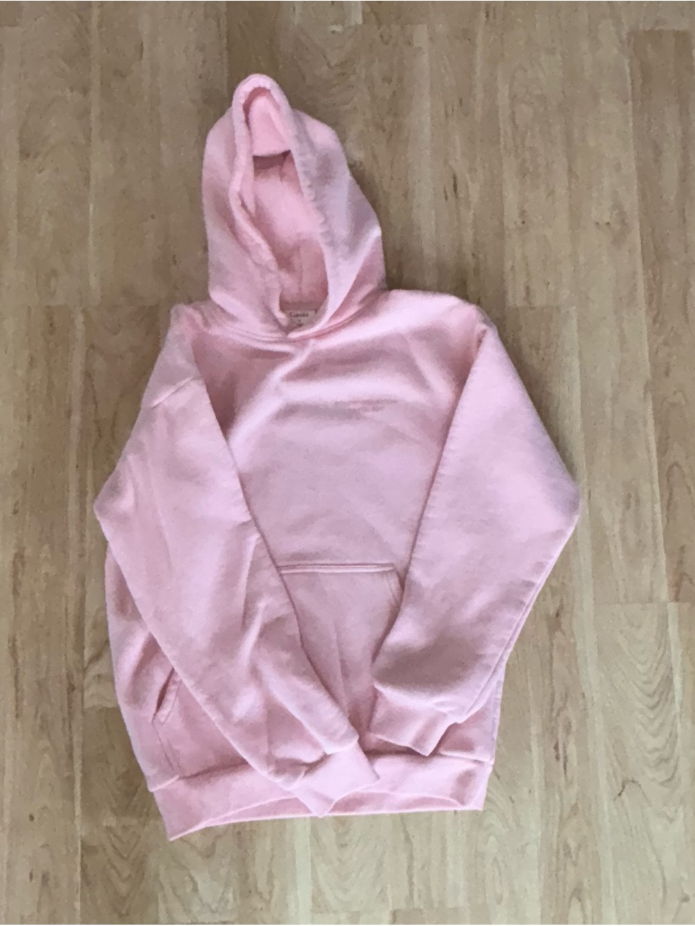 COMFRT Light Pink Women's Hooded Pullover Sweatshirt